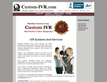 Tablet Screenshot of custom-ivr.com